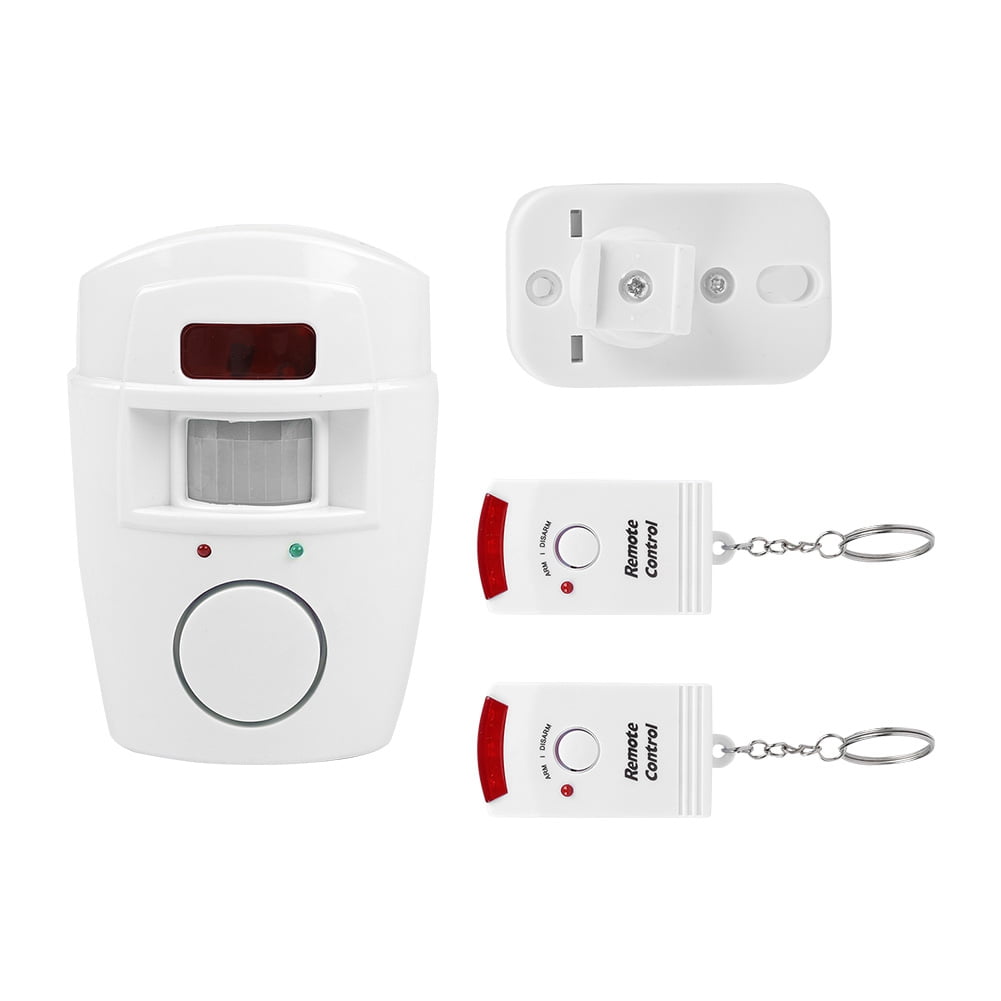 2 Remote Controls UK Wireless PIR Motion Sensor Alarm Intruder Burglar